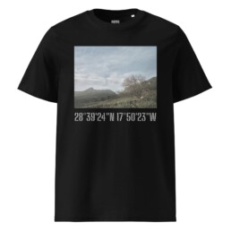 La camiseta unisex negra